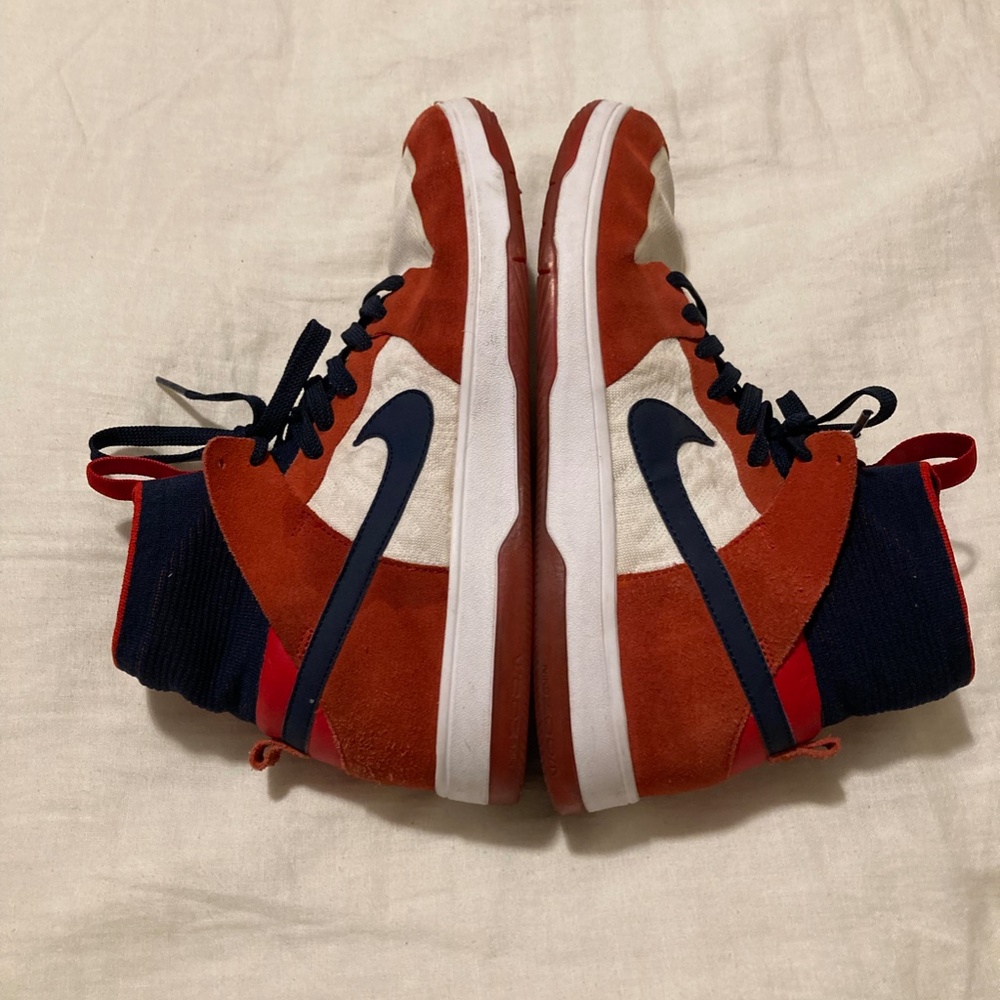 Nike SB Elite Dunks - 10.5 - Navy Red White